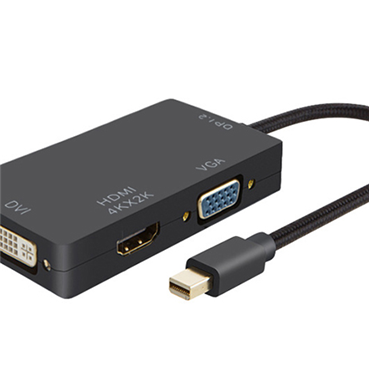 Mini DP to HDMI VGA DVI 3 in 1 Adapter