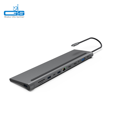 12 In 1 Dual HDMI Docking Station