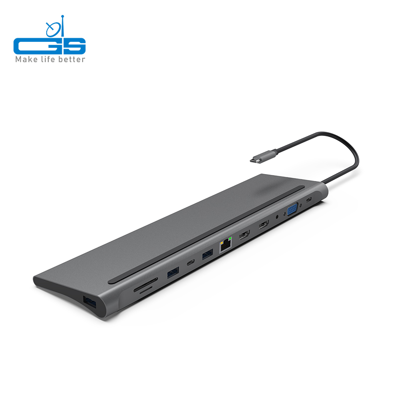 12 In 1 Dual HDMI Docking Station