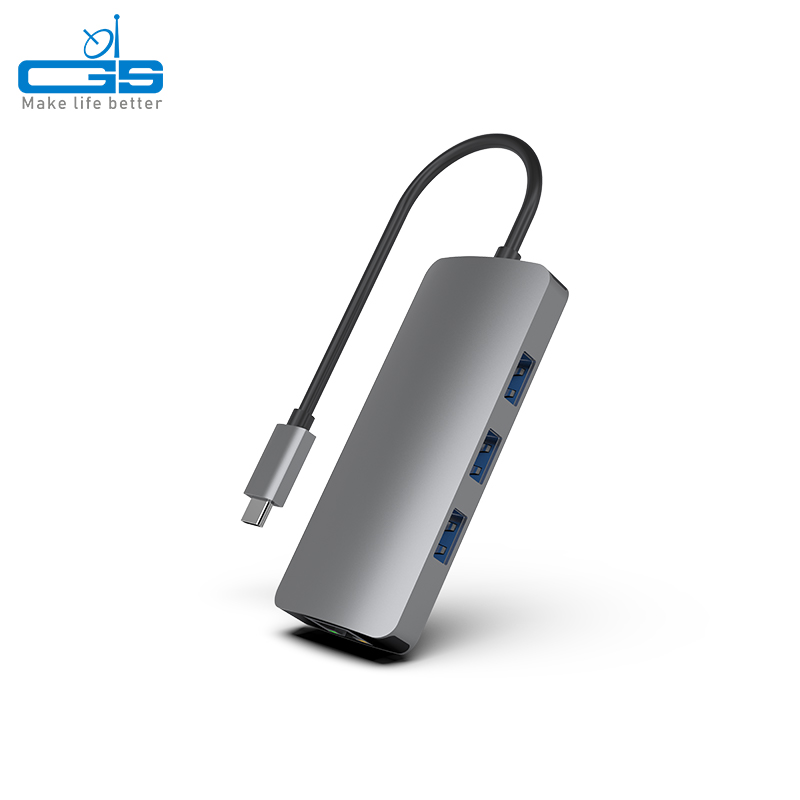 TYPE C to USB hub 3.0 + RJ45