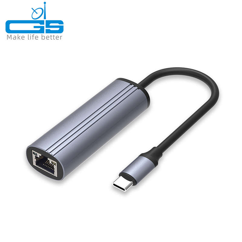 USB C to RJ45+PD Adapter