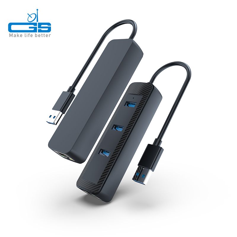 USB-A to USB hub 3.0 + RJ45